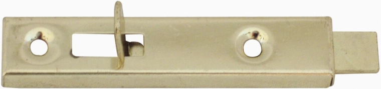 Verrou de meuble 70 mm nickel