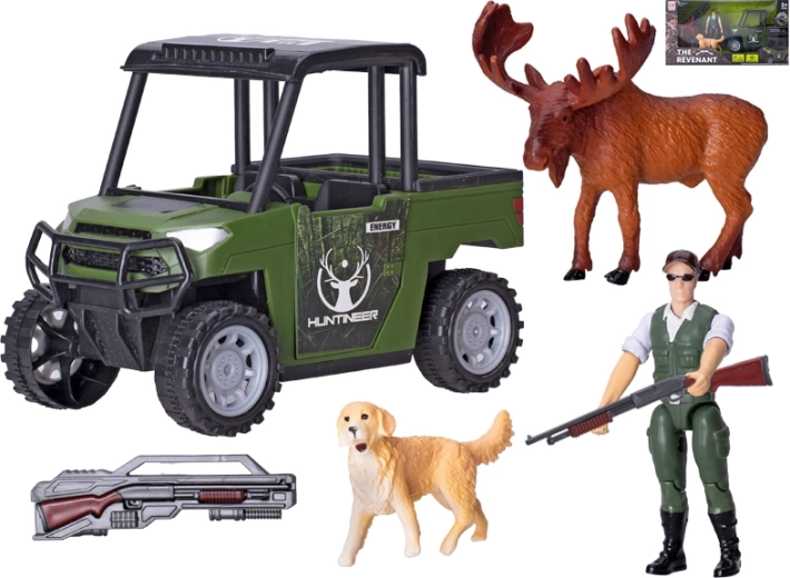 Off-road car with freewheel 14 cm