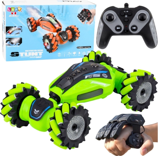 Stunt RC Car 4x4 with Gesture Control, Lights, Sounds, and Water Vapor