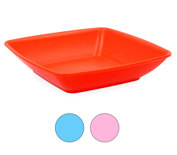 Hobby Life vierkant diep bord 17,5 cm