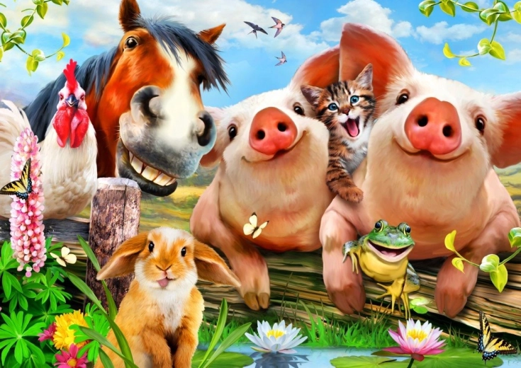 Puzzel Schattige Huisdieren 500 stukjes BLUEBIRD