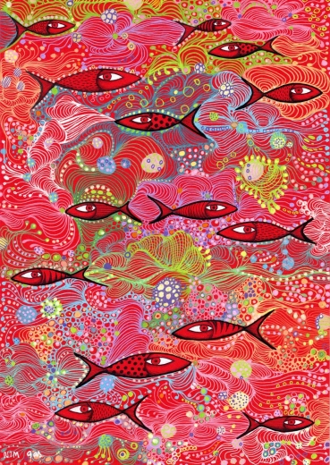 ENJOY puzzle deep red 1500 pieces