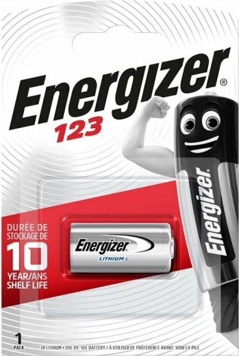 Energizer Lithium-Fotobatterie CR123A 3 V