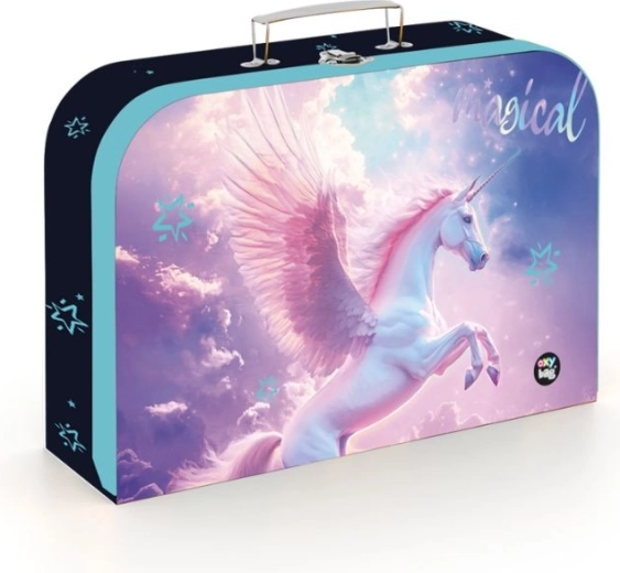 Children’s laminate suitcase Pegasus 34 cm