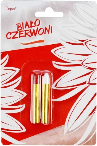 Gezichtsverf Biało-Czerwoni – wit en rood