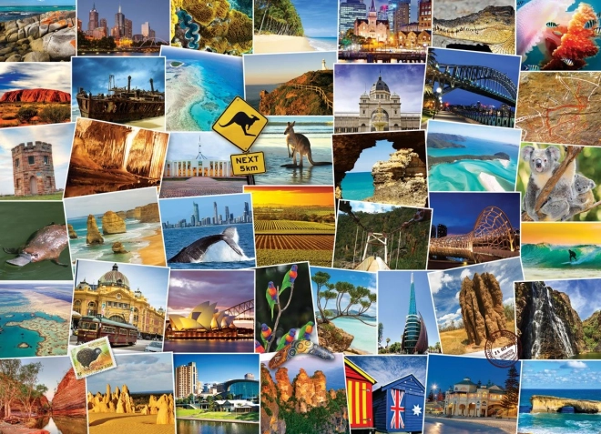 Puzzle Eurographics Globetrotter Australie 1000 pièces
