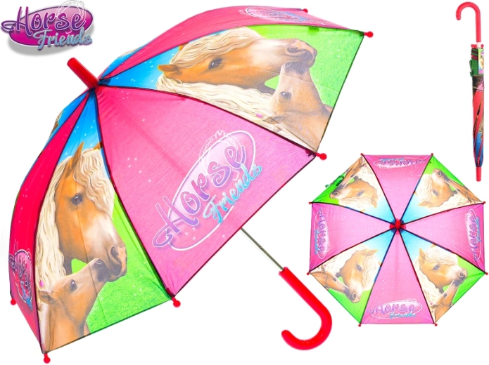Parapluie pour enfants Horse Friends 70 × 60 cm