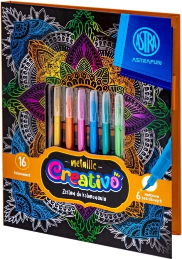 Coloring Set with Metallic Paints ASTRA CREATIVO