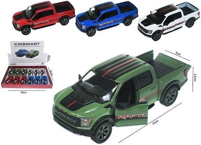 Voiture Ford F-150 Raptor 2022 à rétrofriction avec portes ouvrantes