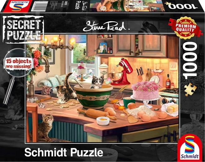 Schmidt secret puzzle sur la table de cuisine 1000 pièces