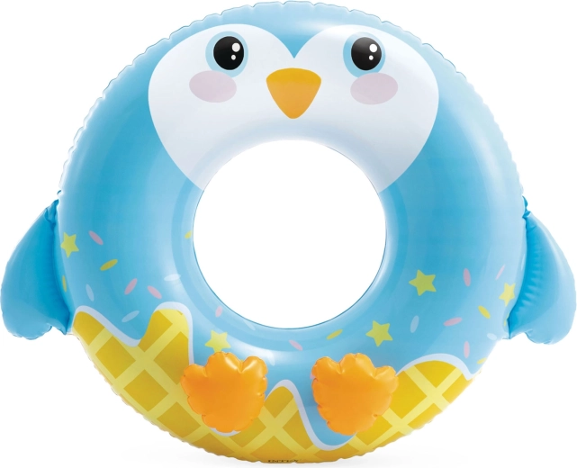 Bouée gonflable pingouin 81 cm Intex