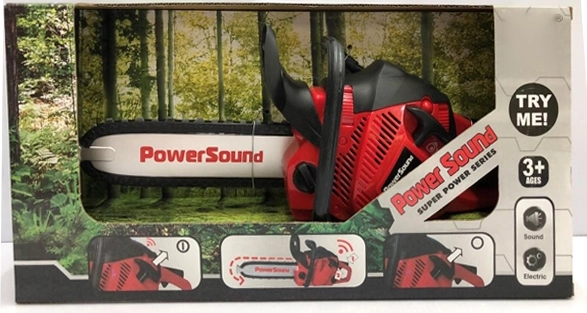 Tronçonneuse rouge – jouet pour enfants à piles
