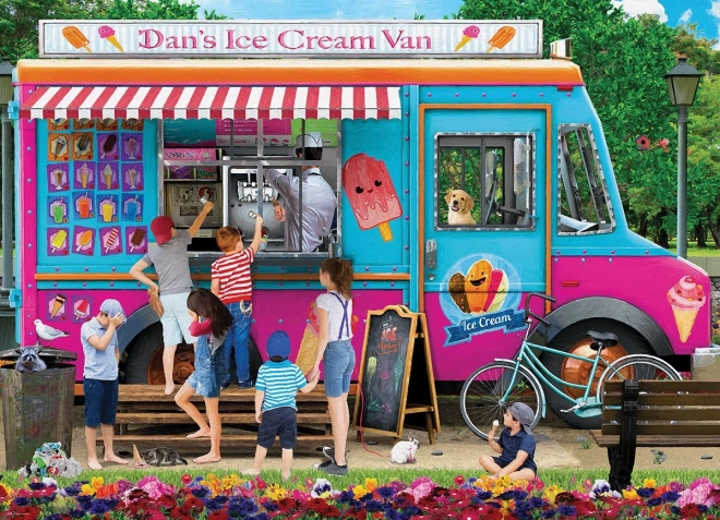 Puzzle Dan's Ice Cream Truck - 1000 Pieces