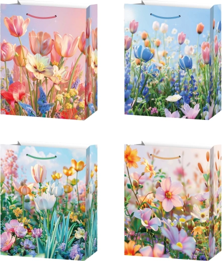 Gift Bag S with Meadow Flower Motif