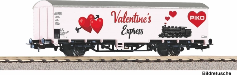 piko wagon couvert express de la Saint-Valentin h0 1:87 édition limitée