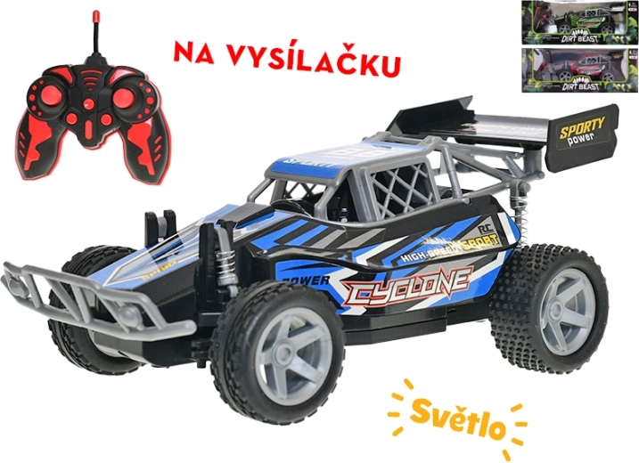 RC terreinbuggy 25 cm met volledige bediening en lichteffecten