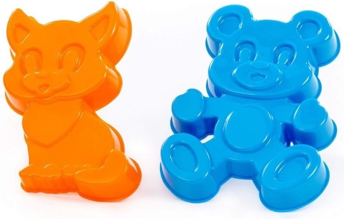 Sand Mould Set - Kitten and Teddy Bear
