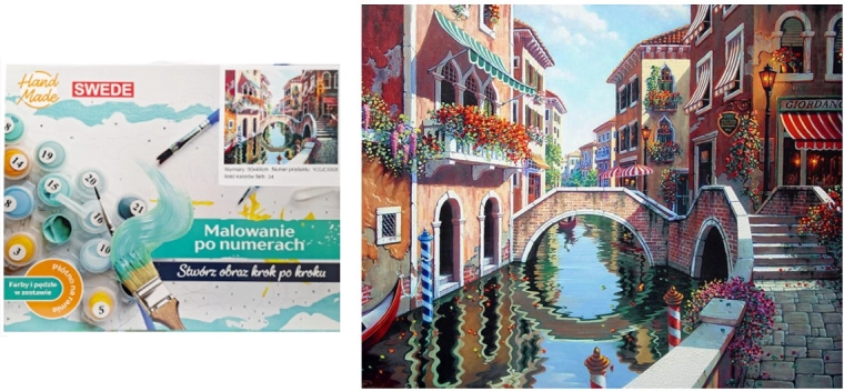 Paint by Numbers – City over the Canal
