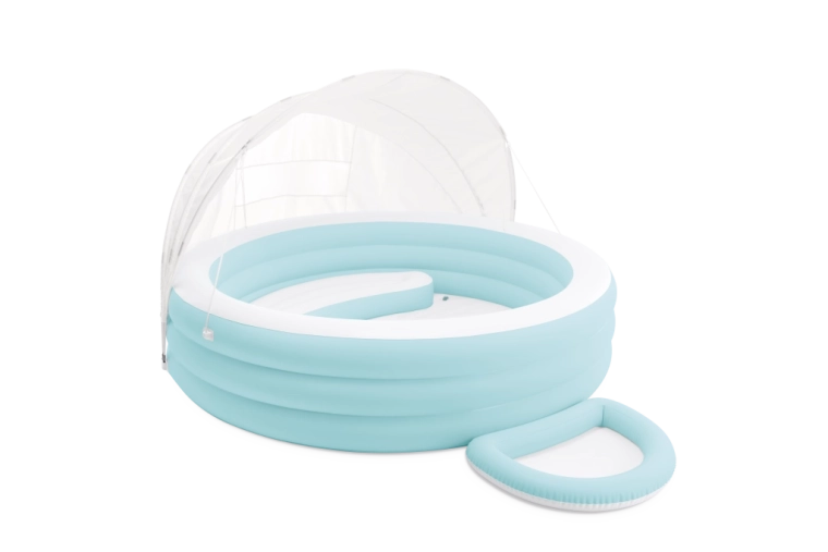 Swim Center Canopy Lounge Inflatable Pool with Canopy