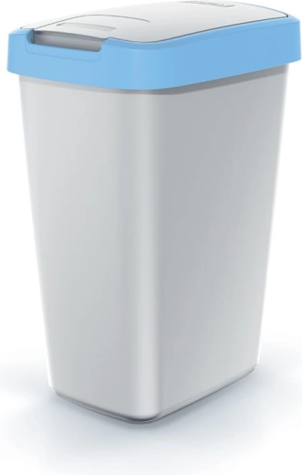 Compacta Q Flap Trash Can 12 L
