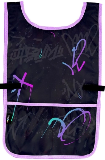 Poncho-schort Graffiti Girl voor creatieve activiteiten