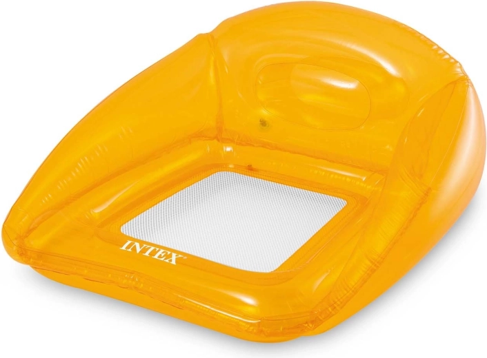 Inflatable floating chair orange INTEX