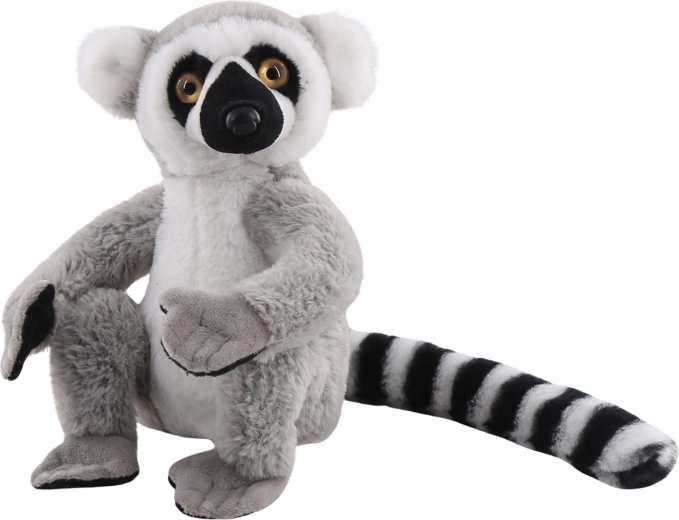 Sitting plush lemur 20 cm