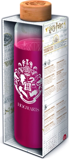 Glass bottle with silicone sleeve HARRY POTTER 585 ml