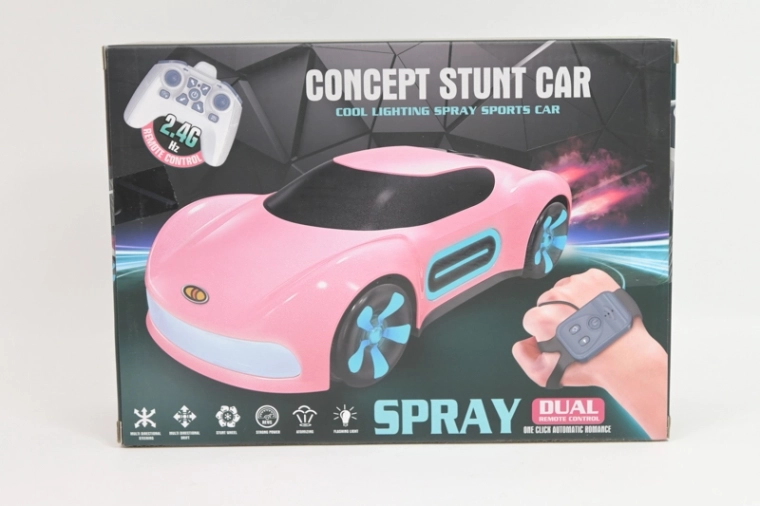 RC car with USB charging, lights and smoke effect
