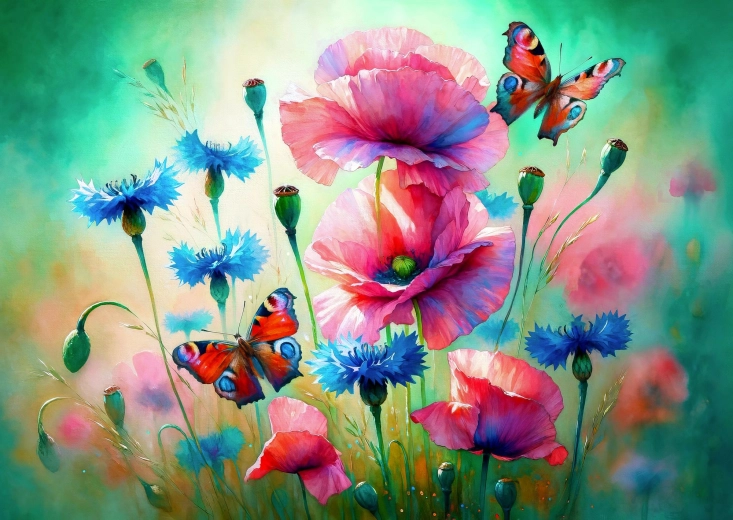 Enjoy Puzzle Butterfly Garden 1000 Pieces