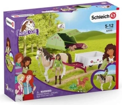 Set figuren Horse Club, Sarah en het kampeeruitstapje