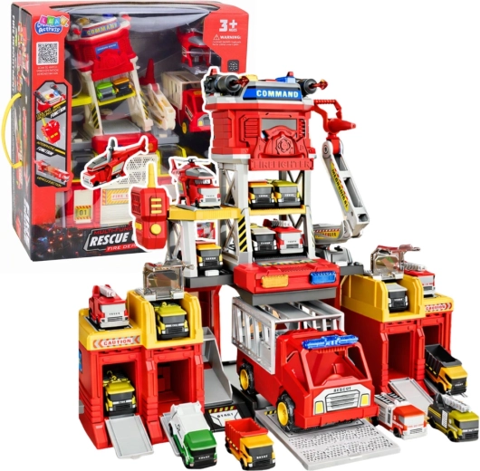 Station de secours des pompiers – base multifonction avec lumières et sons