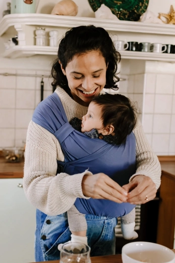 Boba Bliss baby carrier Vintage Navy Blue V2