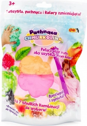 Geurende klei Chmurkolina, set van 2 kleuren (roze en oranje – perzik), serie 4, 2×30 g