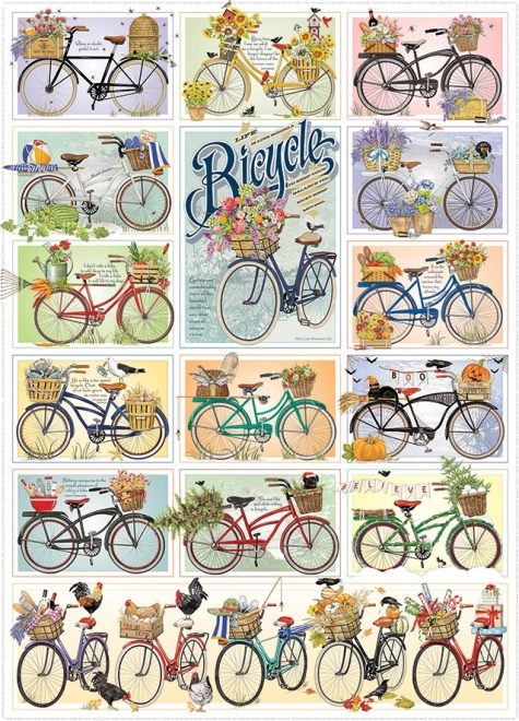 Cobble Hill puzzle Bikes 1000 pieces