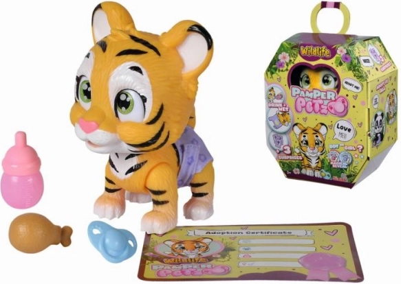 Jouet interactif tigre avec couche Pamper Petz