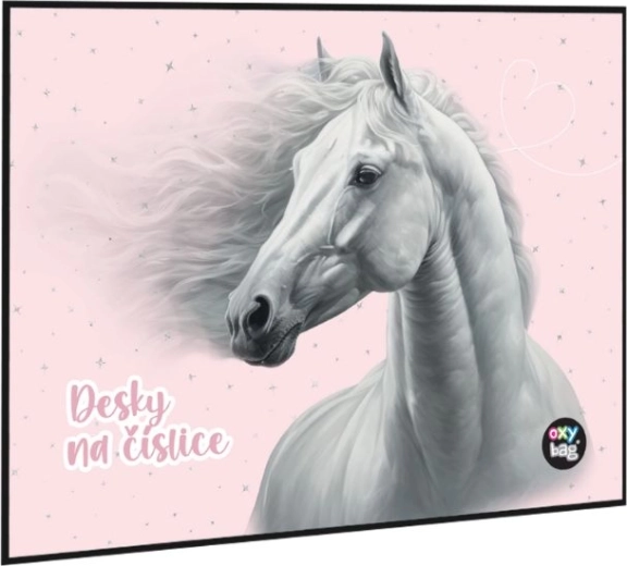 Map voor cijfers Paard Romantic