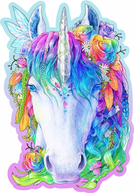 WOODEN CITY Wooden Puzzle Stylish Unicorn 150 Pieces