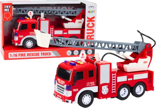 Fire Truck with Telescope 1:16