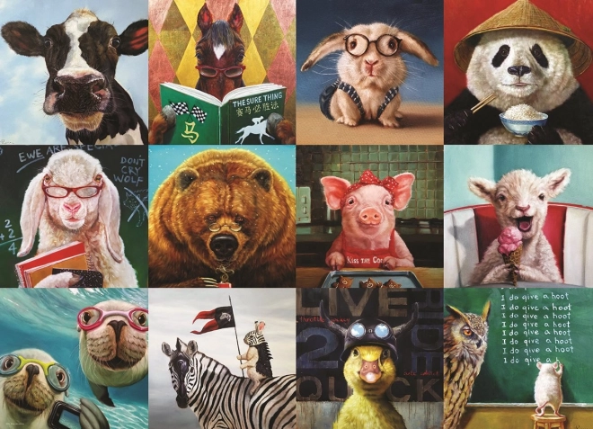 Eurographics Funny Animals Puzzle 1000 Pieces