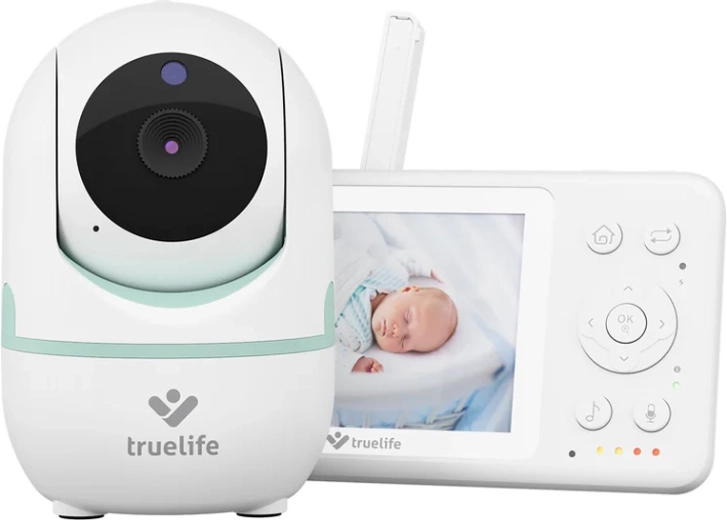 Digitale babyfoon met camera TrueLife NannyCam R4i met 360° draaibare camera
