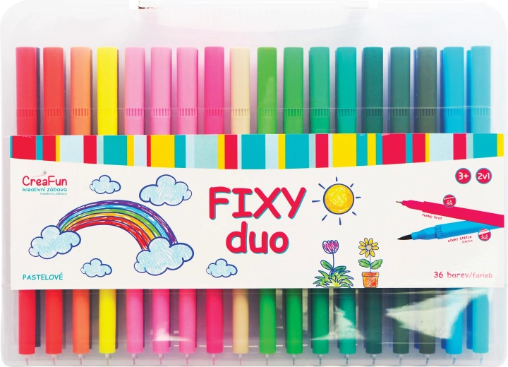 CreaFun duo feutres 36 couleurs