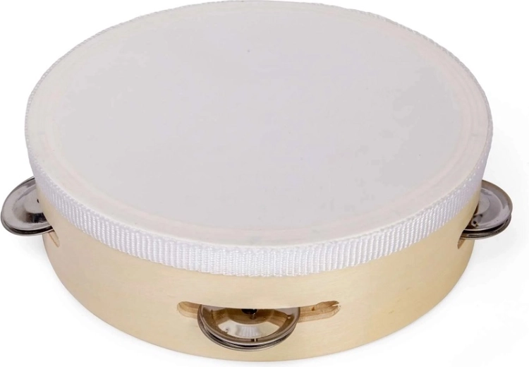 Tambourin en bois Bigjigs Toys – naturel