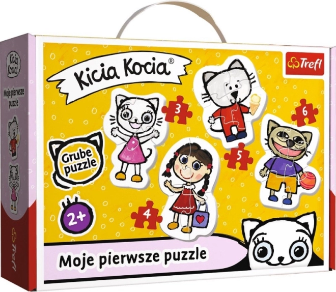 Mijn eerste puzzel KICIA KOCIA TREFL Baby 2+