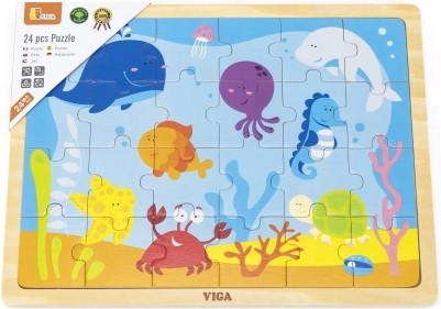 Wooden Puzzle Underwater World for Children
