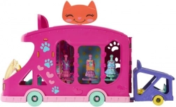 Enchantimals katten-modewinkel op wielen – speelset