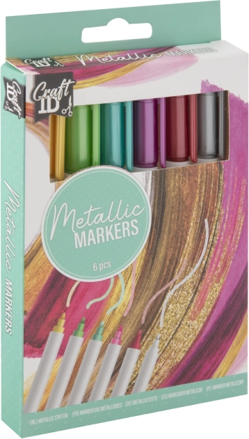 Feutres métalliques 6 pcs