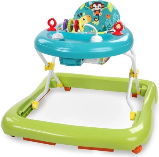 BRIGHT STARTS Giggling Safari Walker, 3 heights, from 6 months