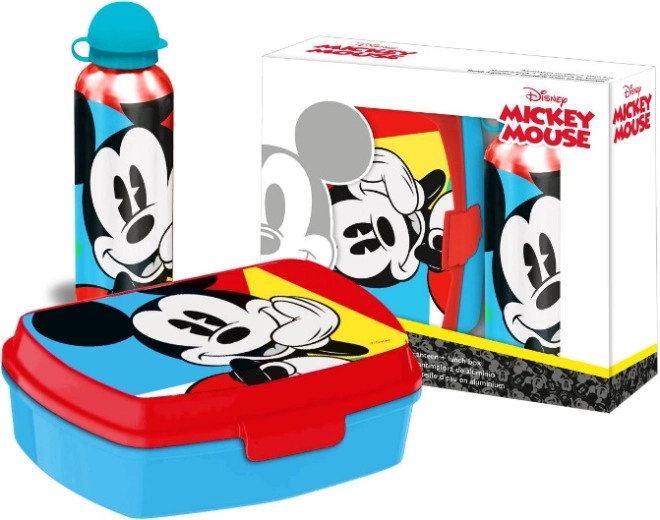 Snack box and metal bottle MICKEY MOUSE – kids’ set