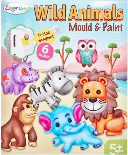 Gipsafdrukken met magneet – diertjes